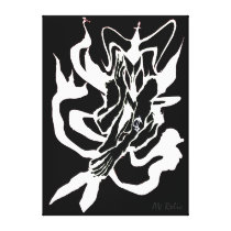 Devil's Contience $ The Devil Contaplating canvas prints
