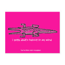devil's haircut postcards