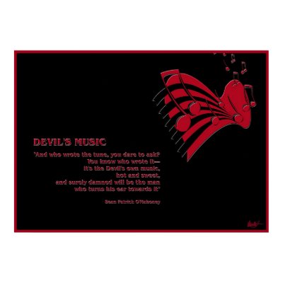 Devil's Music Poster by 3Gstudios