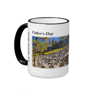 Devil's Postpile Father's Day mug