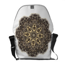Devils Snowflake Rickshaw Messenger Bag