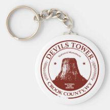 Devils Tower Keychain