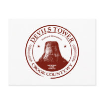 Devils Tower Post Card