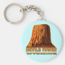 DEVILS TOWER WYOMING KEY CHAIN