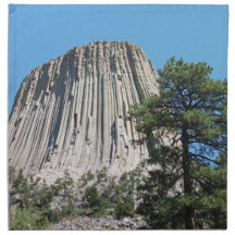 Devils Tower, Wyoming Printed Napkins