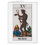 deviltarot greeting card