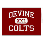 Devine - Colts - Middle School - Devine Texas Card