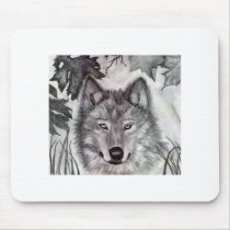Devin's Wolf mousepads by patsarts Devin's Wolf mousepads