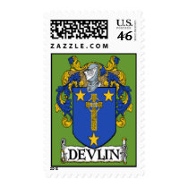 Devlin Coat of Arms Postage Stamps by irishcountry Devlin Coat of Arms Postage Stamps