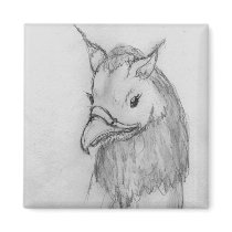 Devlin the gryphon magnets