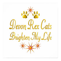 Los gatos de Devon Rex aclaran mi vida posters by MyFavoriteCat Los gatos de Devon Rex aclaran mi vida posters