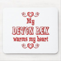Devon Rex Cats Warm My Heart mousepads