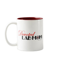 Devoted Labrador Retriever Mom Mugs