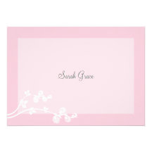 Devout Personalized Notecard Personalized Announcements