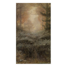 Dew Drenched Furze - John Everett Millais Business Card