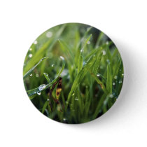 Dew Drop Grass button pin buttons