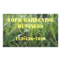 Dew Drop Grass Gardening Business Stickers stickers