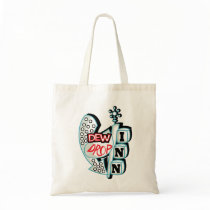 dew Drop Inn tote bags