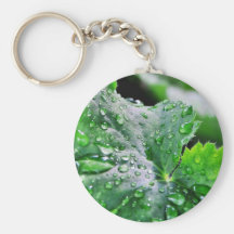 Dew Water Droplets Drops Keychain