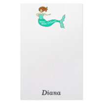 Dewey Beach, DE Mermaid Stationery Design