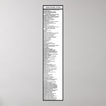 Dewey Decimal System: White with Header Print