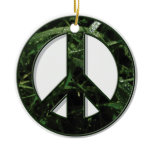 Dewey Grass Peace Ornament