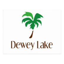 Dewey Lake Tree Post Card