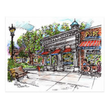Dewey's Coffee House Shaker Square Postcard