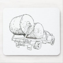 Deweze bale bed sketch mouse pads