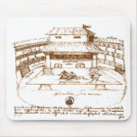 DeWitt's Swan Theatre Sketch Mouse Pads