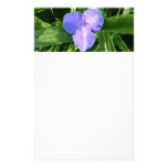 Dewy Trillium Floral Stationery