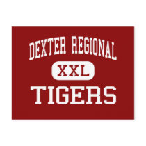 Dexter Regional - Tigers - High - Dexter Maine postcards by customteamsportswear Dexter Regional - Tigers - High - Dexter Maine postcards