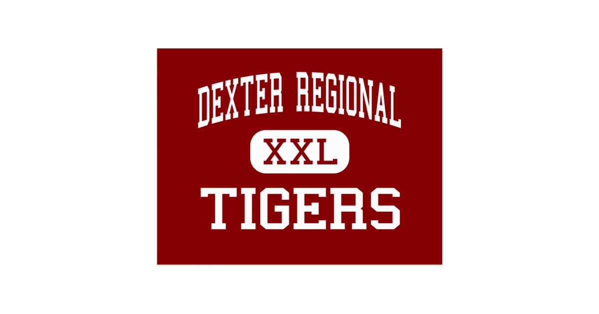 Dexter Regional Tigers High Dexter Maine Postcard Zazzle