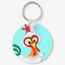 Dexter the Rooster :: keychains