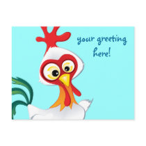 Dexter the Rooster :: postcards by cre8tiv_critterz Dexter the Rooster :: postcards