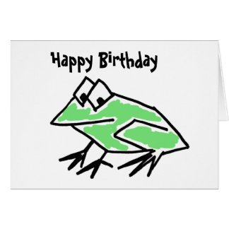 Frog Birthday Cards 