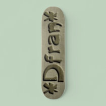 DFran Stone Embossed skateboards by chaser12 DFran Stone Embossed skateboards