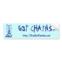 DGJ Bumper Sticker bumper stickers by dinoroger DGJ Bumper Sticker bumper stickers