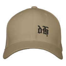 dH embroidered hats by ariccolemason dH embroidered hats