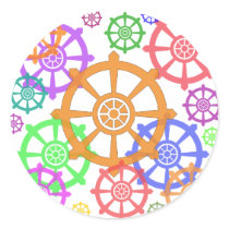 dharma round sticker