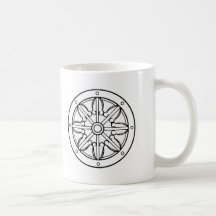 Dharma Wheel Coffee Mugs