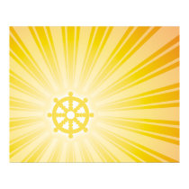 Dharma Wheel Energy posters by BuddhaGifts Dharma Wheel Energy posters
