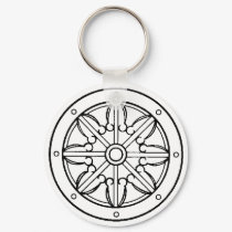 Dharma Wheel keychains