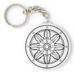 Dharma Wheel keychains