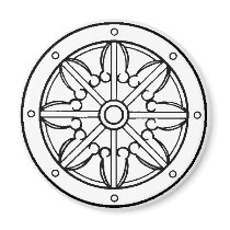 Dharma Wheel magnets