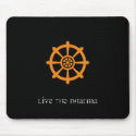 Dharma Wheel mousepads by padmas Dharma Wheel mousepads