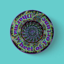 Dharma Wheel of Fortune button buttons
