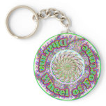 Dharma Wheel of Fortune keychain