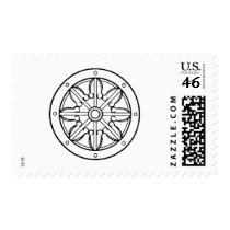 Dharma Wheel postage by JessicaInSeattle Dharma Wheel postage
