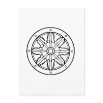 Dharma Wheel postcards